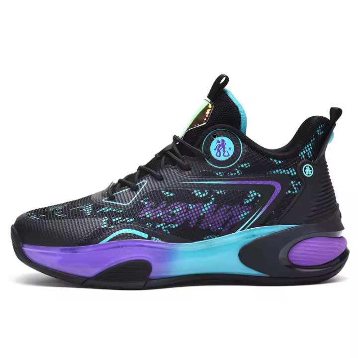 Nueva juventud malla zapatos de baloncesto zapatos deportivos suela de goma resistente al desgaste pareja casual versátil - 1