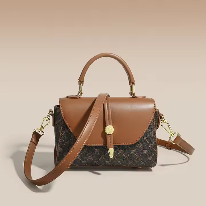 Bolso Retro para Mujer 2025 Bandolera Premium Estampada Otoño/Invierno - 1