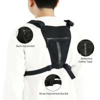 Bolsa deportiva Fanny Pack Bolsa táctica grande para el pecho Correa ajustable Transpirable para entrenamientos Ejercicio - details 6