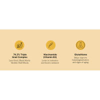 COSRX Niacinamida 5% + Mucina de Caracol 74% Esencia Dual, Suero Facial Antienvejecimiento Regalos opacos para el Día de la Madre para mamá, Piel Sensible, No - details 4