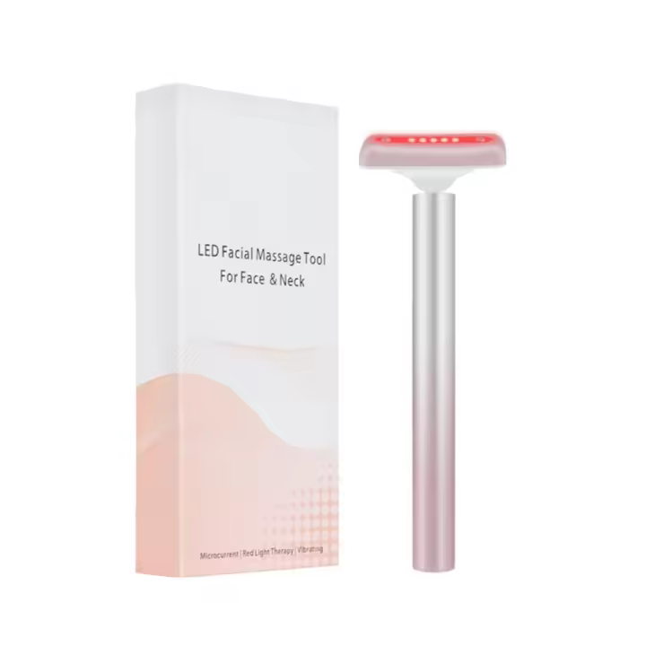 Barra de terapia de luz roja para rejuvenecimiento de la piel facial, equipo de cuidado de La piel de la cara, y Ojos Cuello, Varita de luz roja LED - 1
