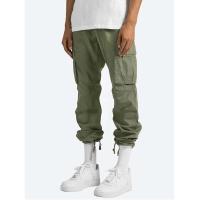 Temu Shein Pantalones Cargo para Hombre Deportes Color Sólido Cordón Multi-Bolsillo - details 10