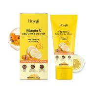 Crema de protección solar con vitamina C SPF 50+, protección UV, antioxidante, bloqueador solar, ligero, Corea, para todo tipo de piel - details 0