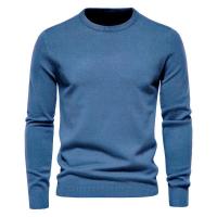 Suéter grueso de cuello redondo para hombre, jersey de punto cansado, tops de otoño e invierno - details 12