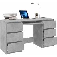 Escritorio Mesa Trabajo Estudio Muebles de Oficina Despacho Ordenador Decoración Capacidad de Almacenamiento de Madera Contrachapada Roble - details 41
