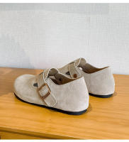 Zapatos todo incluido con plataforma de cuero, nueva versión coreana de versátiles zapatos individuales con aumento de altura interior de un pedal - details 23