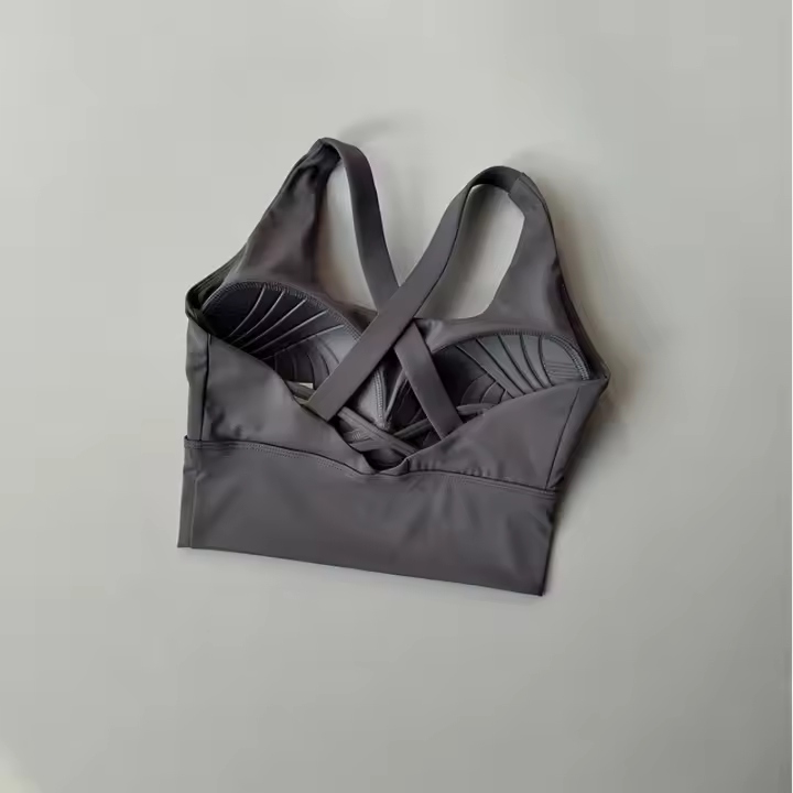 Sujetador deportivo con almohadilla fija, ropa interior profesional de alta resistencia a prueba de golpes, sujetador para correr, gimnasio, lencería push-up, sujetador de Fitness para Yoga - 1