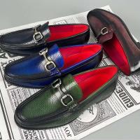 Hermosos hombres informales de verano, transpirables y antideslizantes, nuevos modelos de negocios, zapatos cómodos de cuero genuino para hombres - details 16