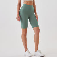 Hamidou-pantalones cortos de Yoga para mujer, mallas deportivas transpirables, de cintura alta, para entrenamiento y gimnasio - details 29