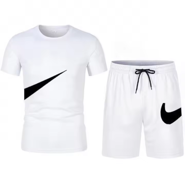 Camisetas ropa de baloncesto hombre ropa deportiva pantalones cortos dos piezas malla transpirable etiqueta negra - 1