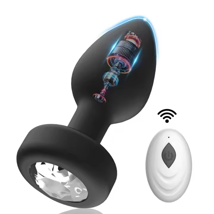 Vibrador Anal Inalámbrico para Mujeres y Hombres Juguete Sexual para la Masculación del Próstata Plug de Inalámbrico para el Punto G - 1