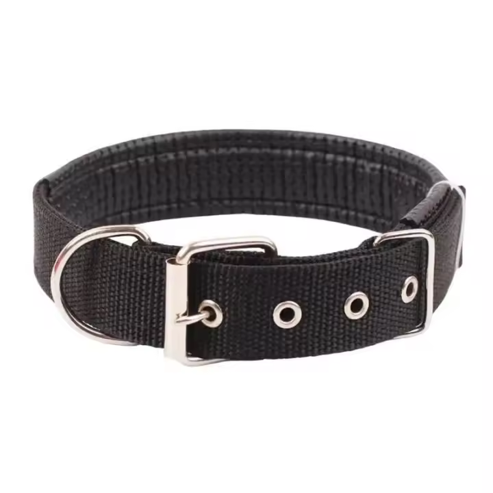 Collar de Nylon Duradero para Perros Correa Larga con Anillo de Tracción - 1