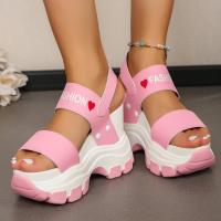Zapatos de tacón de cuña de verano para mujer, sandalias femeninas de moda - details 5