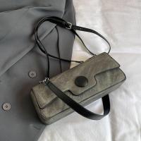 Bolso de hombro de color contrastante para axila, personalizado, sencillo, con textura informal, novedad de 2024 - details 25