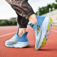 Zapatillas de correr de alta calidad para hombre y mujer, zapatos deportivos informales de malla cómodos y ligeros con amortiguación - details 16