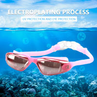 Gafas de natación profesionales Anti-Niebla para adultos BOPORO con correa ajustable de silicona Gafas de agua Binoculares de natación para universidad - details 1