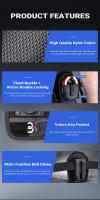 Funda de Manillo Modular Rápida Nextorch V12 Adecuada para Cinturones de ≤ 2.1 pulgadas Material de Nylon Fibra de Vidrio Utilización para Herramientas de Holster y Estuche - details 2