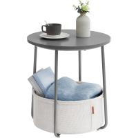 Mesa Lateral Redonda Moderna Espaciosa para Sala de Estar, Dormitorio, Mesita de Noche - details 18