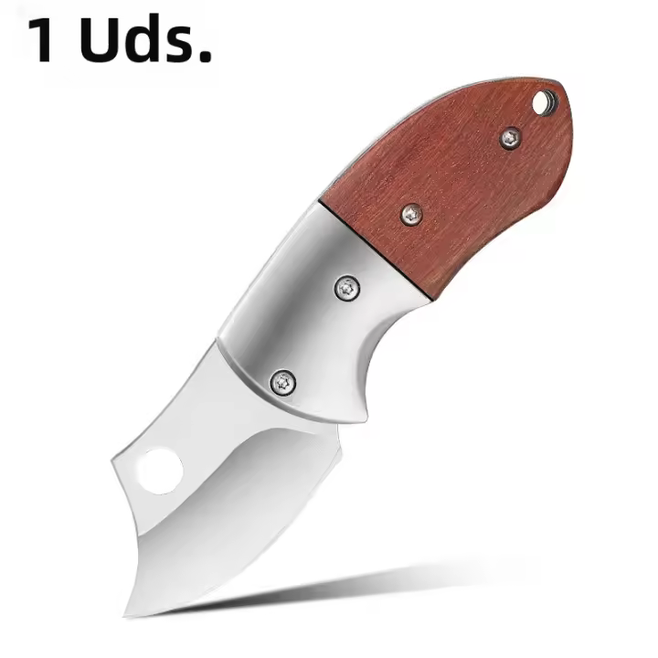 Cuchillo plegable de acero inoxidable para pesca y camping, accesorio para barco, cuchillo de fileteado portátil para expresiones en paquetes. - 1