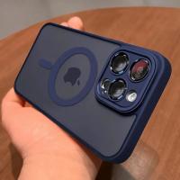 Funda de Lujo Mate Transparente y a Prueba de Golpes Carga Inalámbrica Magsafe para iPhone 16, 15, 14, 13, 12, 11 Pro Max Accesorios de Electrónica - details 1
