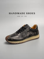 Zapatos deportivos de cuero de vaca de alta gama, nuevos zapatos casuales de cuero para hombre - details 9
