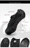 Zapatillas de ciclismo Unisex, zapatos MTB con tacos para hombre, bicicleta de cross de carretera, zapatillas planas de carreras para mujer, zapatos Spd para bicicleta de montaña, Zapatillas Mtb - details 8