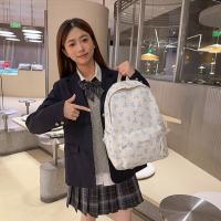 Mochila con lazo de nailon, bolso escolar ligero de gran capacidad para estudiantes, bolsa de almacenamiento, bolso de hombro para adolescentes de estilo japonés, viaje - details 12