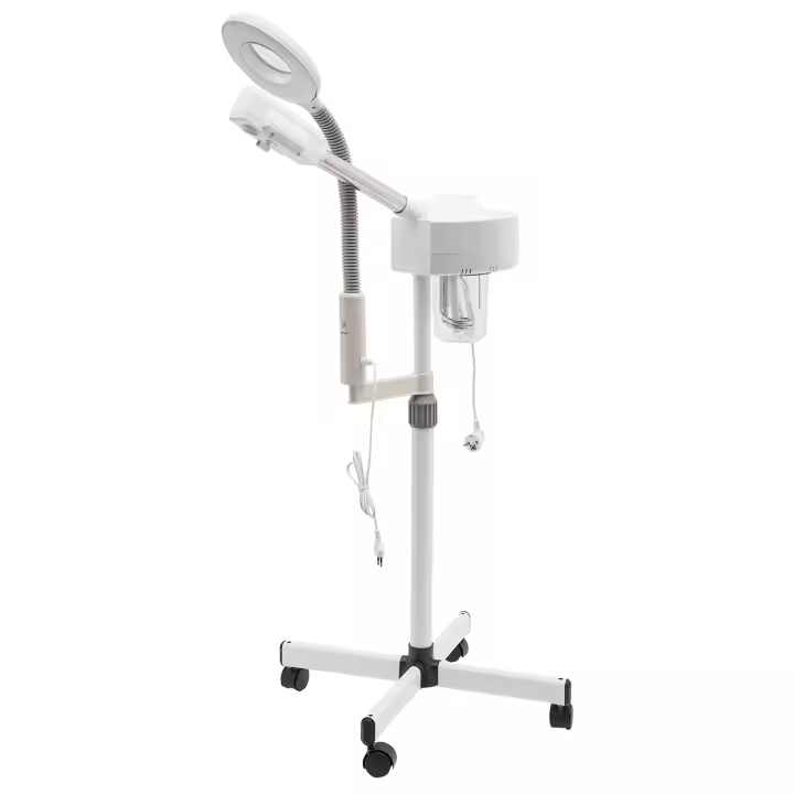 Vaporizador Facial 2 en 1 con lámpara de aumento 5X para salón, Spa, belleza, cuidado de la piel, 750W - 1