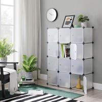 Organizador de Almacenamiento de 16 Cubos Cajón de Plástico con Puertas Fácil de Montar - details 4