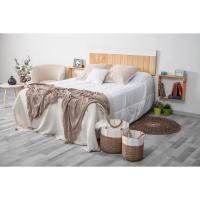 Cabecera de cama de madera para pared. Cabecera de Tablas, Superior Horizontal Blanca. Estilo Vintage, para Camas de 150 cm - details 9
