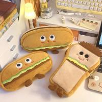 Estuche de lápices de peluche creativo y divertido para niños bolsa de material escolar regalos para estudiantes - details 10