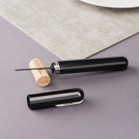 Cortador de papel de acero, abridor de corchos, Pin portátil, herramienta para amantes del vino, abridor de botellas de vino, sacacorchos de vino - details 3