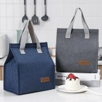 Bolsa de Almuerzo Multifuncional con Aislamiento Térmico Caja de Almacenamiento de Color Sólido para Niños y Picnics Mochila de Senderismo Ligera - details 4