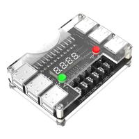 Fuente de alimentación ATX, tablero de ruptura con estuche acrílico, 3,3 V, 5V, 12V, -12V, voltaje de salida y 12 puertos USB, salida máxima de 3A - details 0