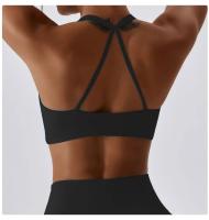 Sujetador Deportivo de Espalda Cruzada para Mujeres Top Deportivo de Yoga y Gimnasio Fitness Material de Nylon Transpirable y Hermoso - details 16