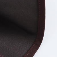 Falda plisada 3D Mini s con cuello redondo Moda para mujer en marrón - details 7