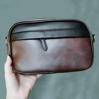 Bolso de Hombro de Negocios para Hombres Bolso Cruzado de Cuero PU Casual Bolso de Mano Diseñado - details 2