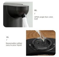 Nuevo Dispensador automático de jabón montado en la pared, lavadora de manos inteligente de espuma, Sensor de inducción de baño líquido recargable de 500ml - details 11