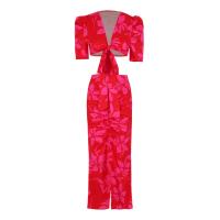 Vestido Largo Sexy y Elegante con Escote en V Profundo para Mujer Vestido de Fiesta de Verano con Tiras Ropa de Playa 2024 - details 19