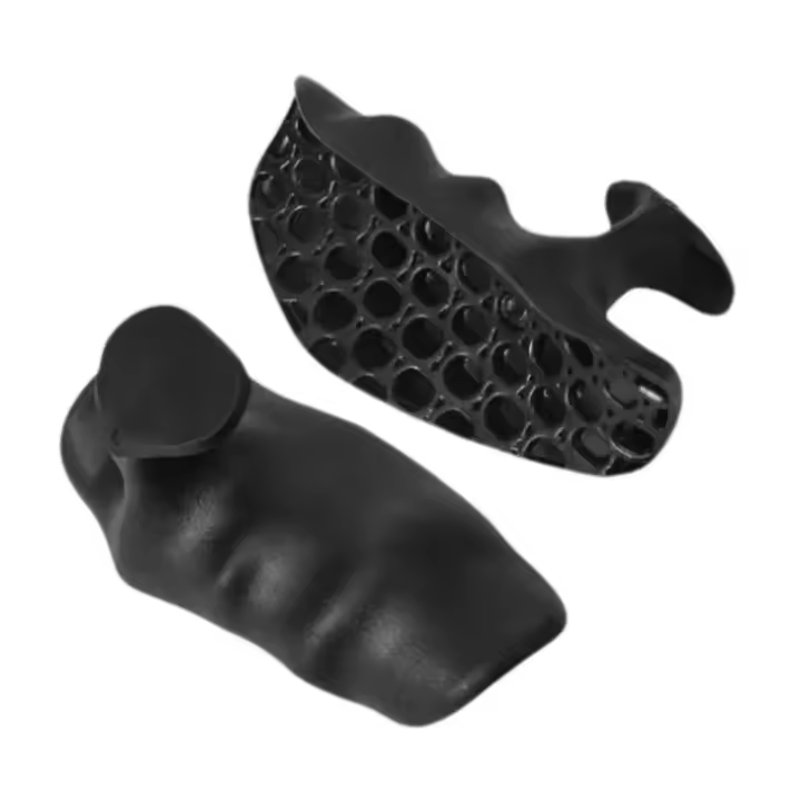 Protector de palma ergonómico para Fitness, Protector de palma elástico antideslizante para levantamiento de pesas, en forma de panal de silicona, 1 par - 1