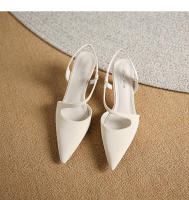 Sandalias huecas de aguja de nuevo estilo, zapatos de mujer de moda con una sola tira - details 17