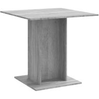 Mesa de Comedor Consola Cocina Bistró Restaurante Salón Sala de Estar Jardín Terraza Hogar Madera Contrachapada Gris Sonoma - details 0