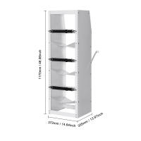SucceBuy Rejilla para tanque de refrigerante, capacidad para 3 botellas de 30 a 50 lb, 14,64 x 13,97 x 46,06 pulgadas, soporte para cilindro para freón, gas, oxígeno y nitrógeno - details 0
