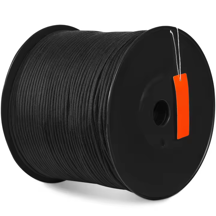 SucceBuy Cuerda de nailon trenzada, 3/16" x 1000 pies, 720 libras, versátil para exteriores, 1 cuerda de nailon - 1