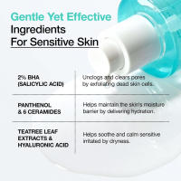 Anua BHA 2% Tónico exfoliante suave con ácido salicílico, extracto de árbol de té, ácido hialurónico, equipo de cerámica para exteriores - details 4