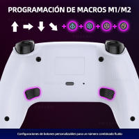 Mando Joystick Compatible con PS5 Mando RGB Control inalámbrico Controlador de Juego para PC/STEAM/ANDROID/IOS/P3/P4 - details 8