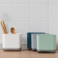 Escurridor de cuchara, cubo, palillos, cesta de tubo, soporte de almacenamiento de vajilla, estante organizador de cocina, caja de drenaje para palillos, estante para cubiertos - details 7