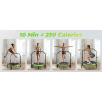 Mini Trampolina Plegable BCAN 40/48" Mango Ajustable de Espuma Rebounder para Adultos - details 3
