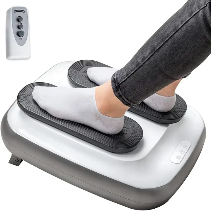 Ejercitador de piernas eléctrico |   Pedaleador estático |   Gimnasia pasiva sentado |   bidireccional |   Movimiento Automático |   Ajuste Velocidad |   Mando |   Pantalla digital - 1