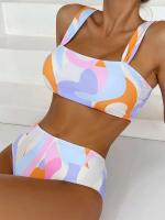 Bikini de cintura alta, Tre 2025 para mujer, conjunto de Bikini Bandeau Sexy para mujer, Tre de natación de playa brasileño para mujer - details 4